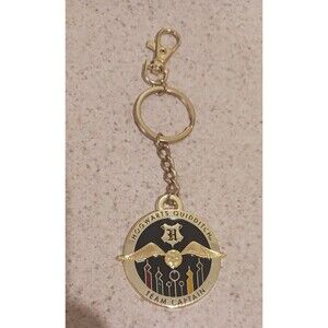 Harry Potter Hogwart Quidditch Crest Keychain Backpack Clip Universal Studios 6”